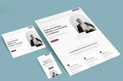 Vista previa del proyecto Landing Page – Asesoría Legal